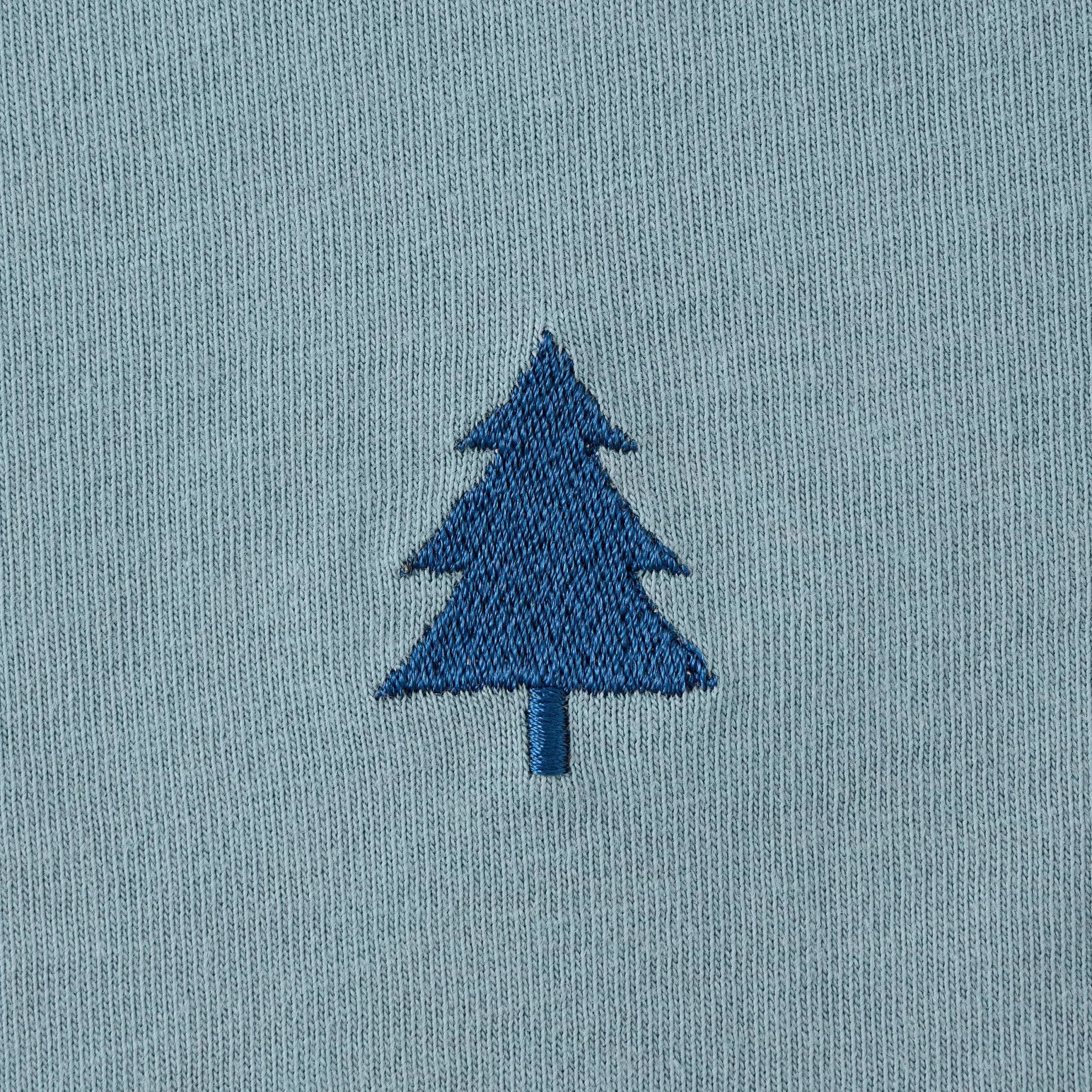 Women's Embroidered Tree Long Sleeve Crusher Boxy Tee Life is Good