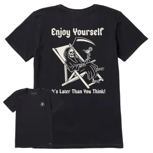 Women's Enjoy Yourself Reaper Short Sleeve Tee Life is Good