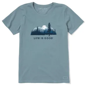 Women's Evergreen Silhouette Short Sleeve Crusher Tee Life is Good