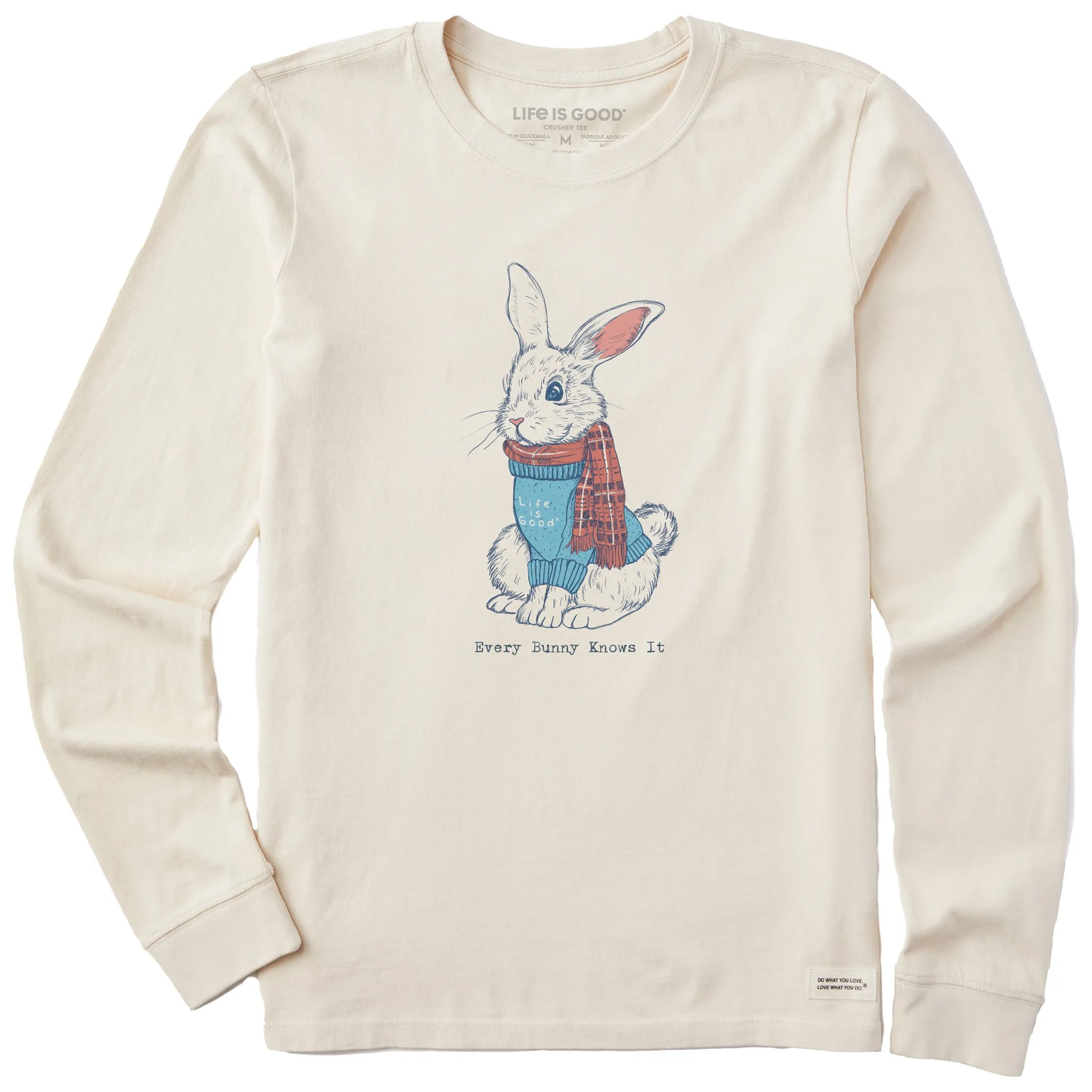 Women's Every Bunny Knows It Long Sleeve Crusher Tee Life is Good