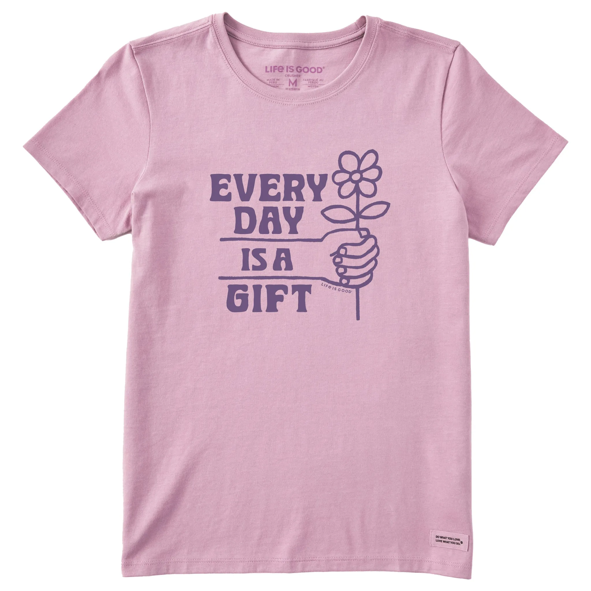 Women's Every Day is a Gift Daisy Short Sleeve Tee Life is Good