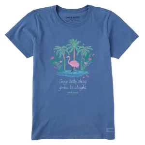 Women's Every Little Thing Flamingo Short Sleeve Tee Life is Good