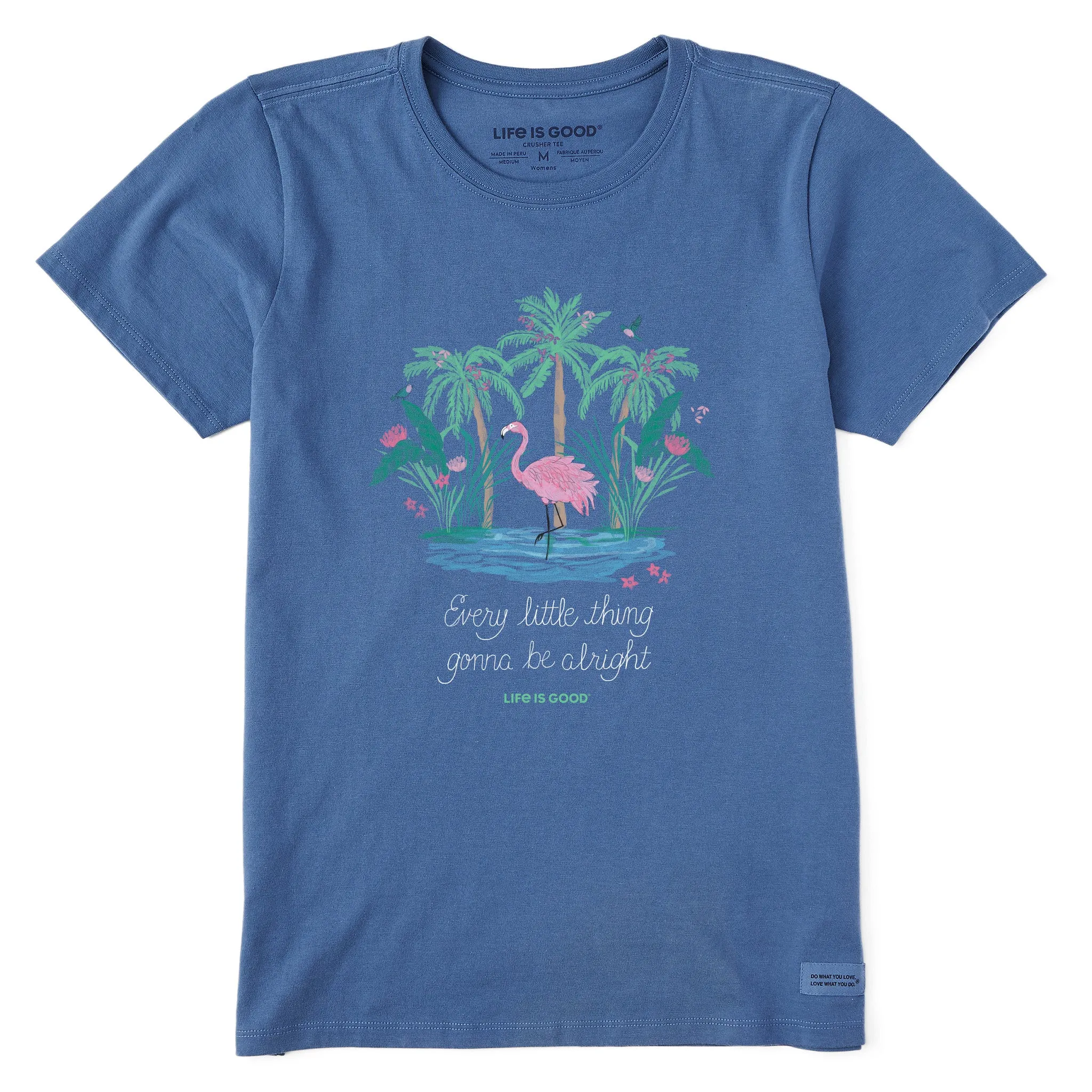 Women's Every Little Thing Flamingo Short Sleeve Tee Life is Good