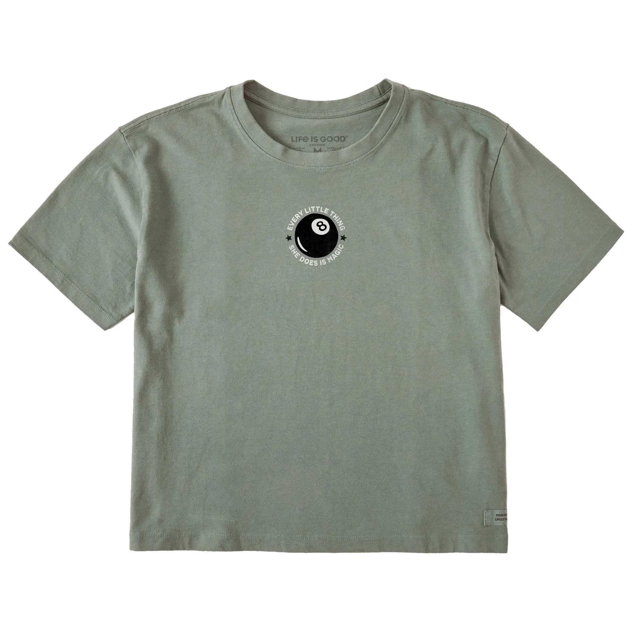 Women's Every Little Thing She Does is Magic Short Sleeve Crusher Boxy Tee Life is Good