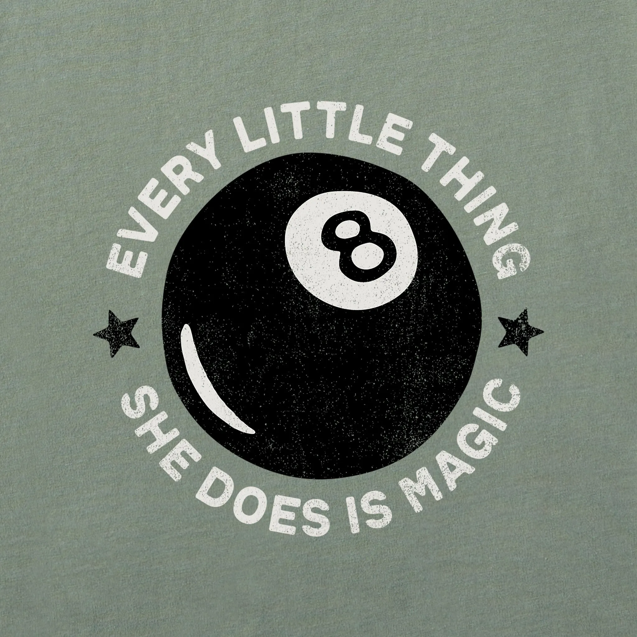 Women's Every Little Thing She Does is Magic Short Sleeve Crusher Boxy Tee Life is Good