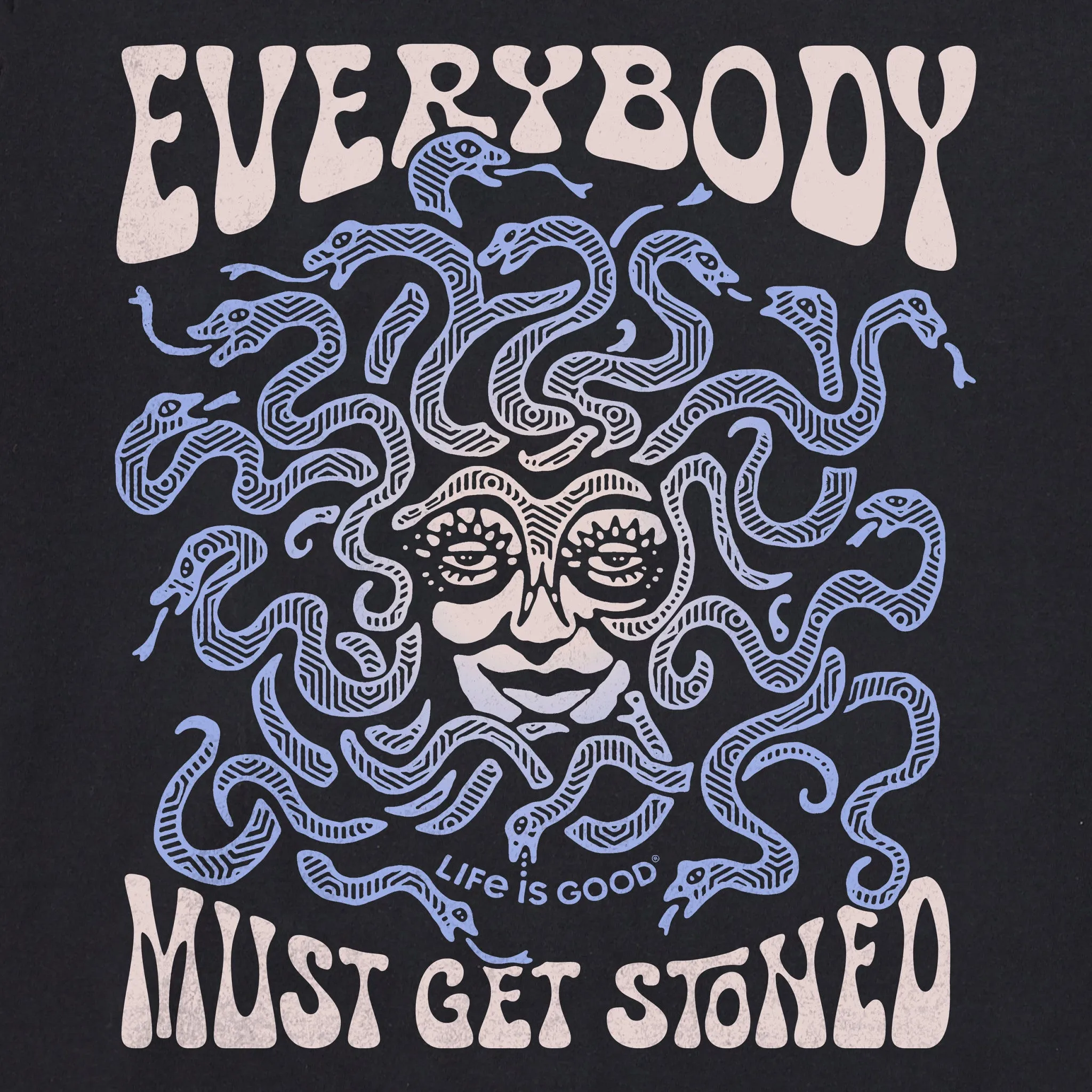Women's Everybody Must Get Stoned Short Sleeve Crusher Boxy Tee Life is Good