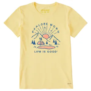 Women's Explore More Sunset Short Sleeve Tee Life is Good