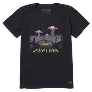 Women's Explore UFO Landscape Short Sleeve Crusher Tee Life is Good