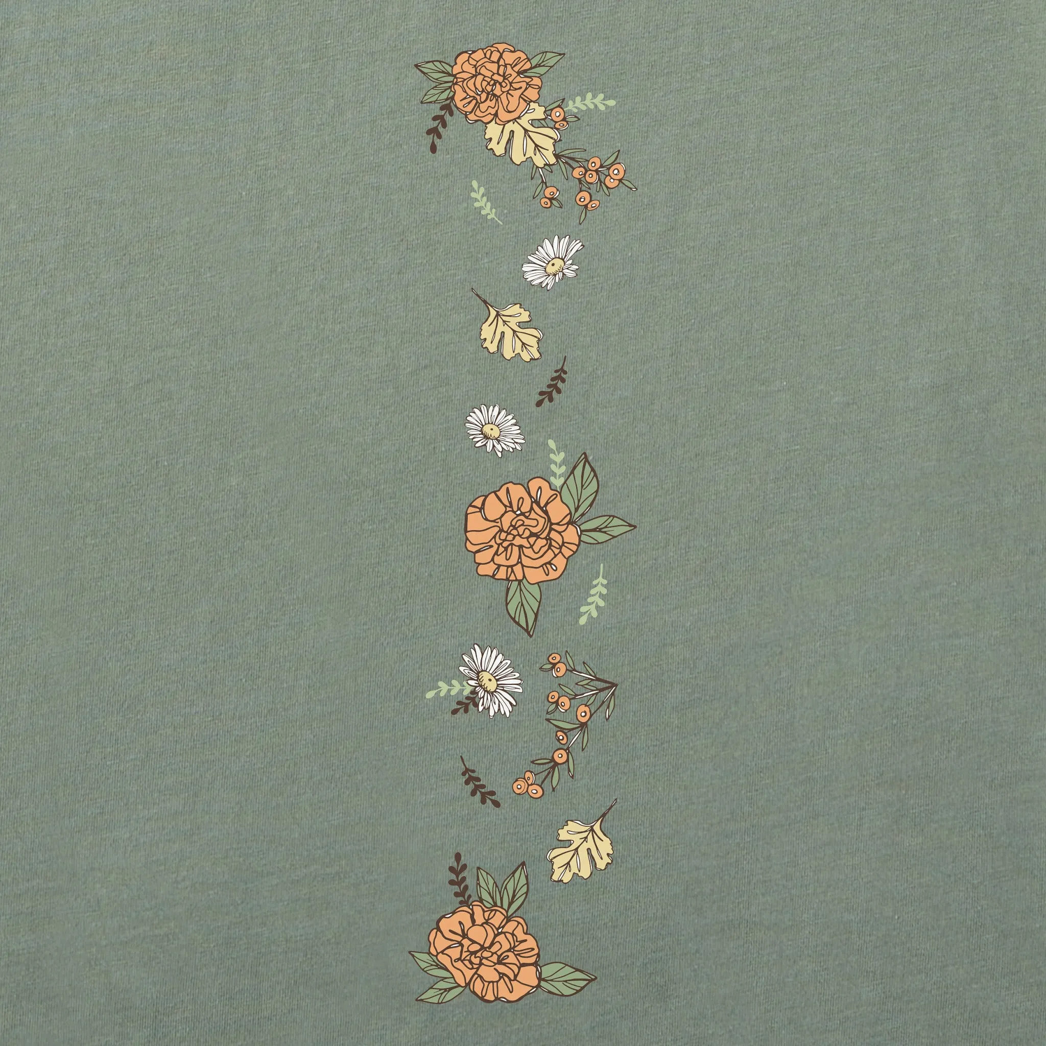 Women's Fall Luna Moth Long Sleeve Crusher Boxy Tee Life is Good
