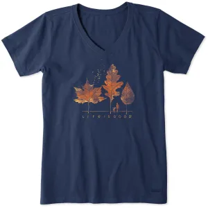Women's Fall Walk Short Sleeve Crusher Vee Life is Good