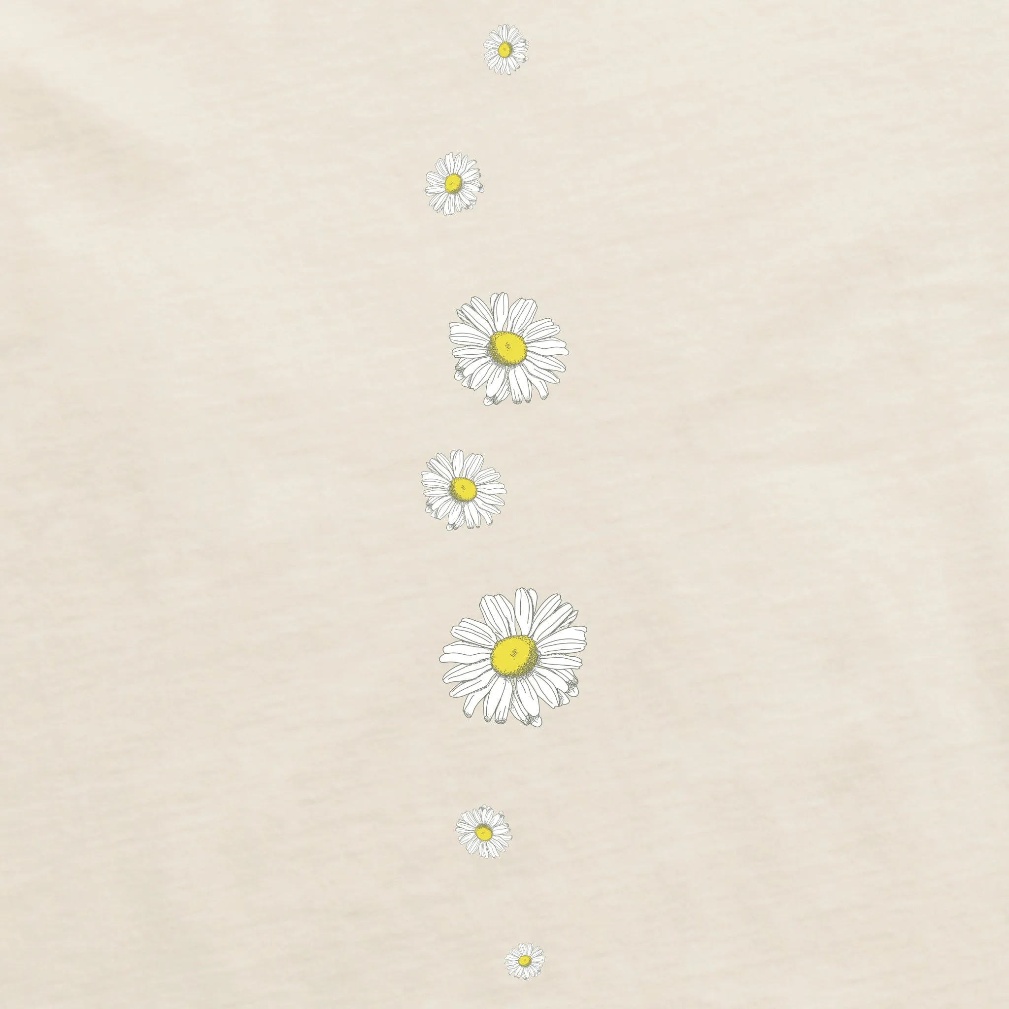 Women's Falling Daisies Long Sleeve Crusher Boxy Tee Life is Good