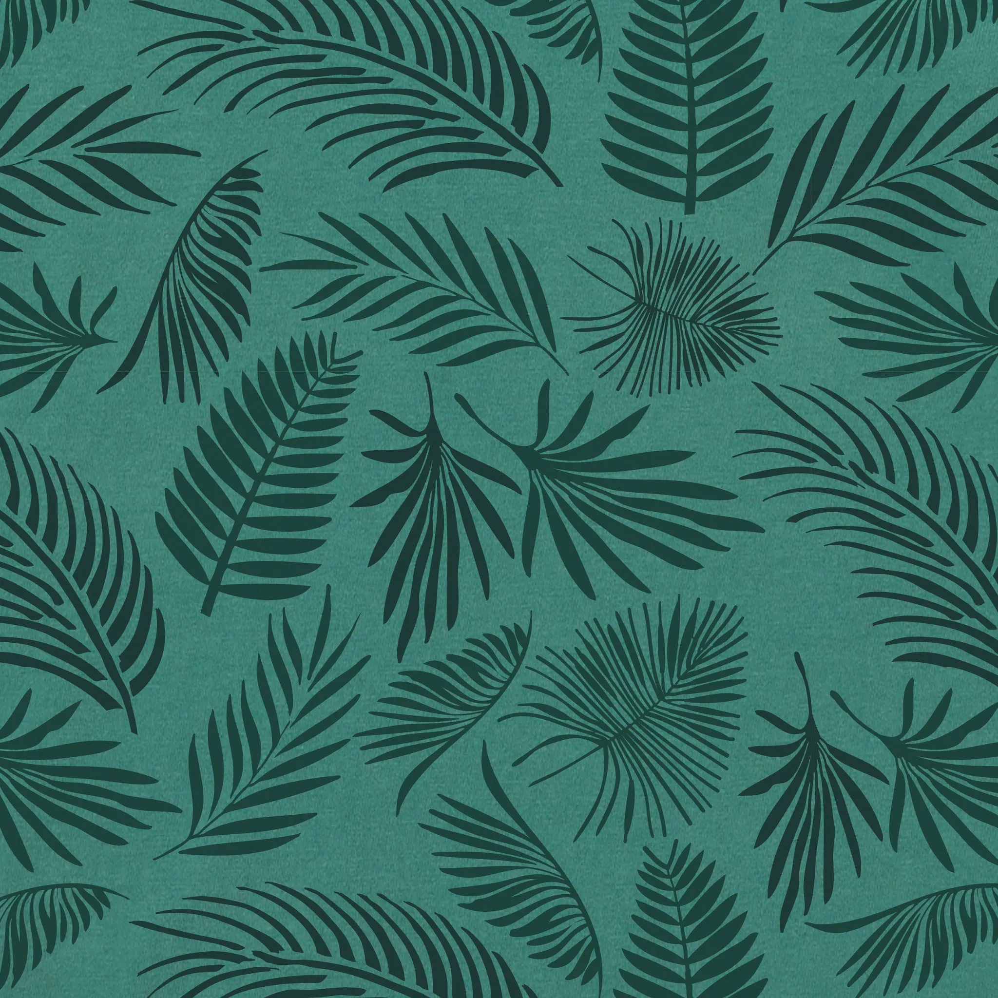 Women's Falling Ferns Pattern Crusher-LITE Easy Vee Life is Good