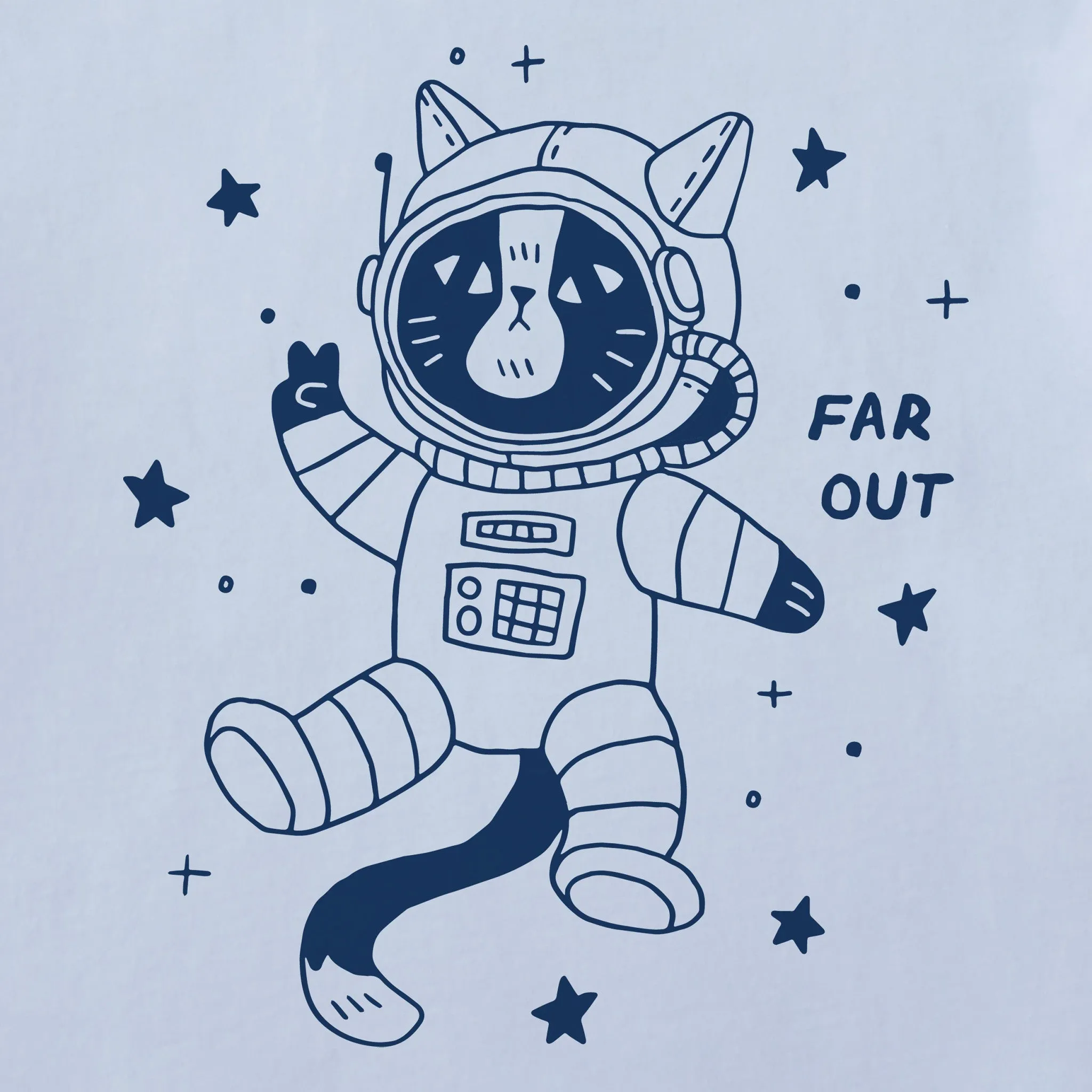 Women's Far Out Catsronaut Short Sleeve Crusher Tee Life is Good