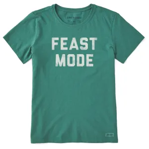Women's Feast Mode Blocky Short Sleeve Crusher Tee Life is Good