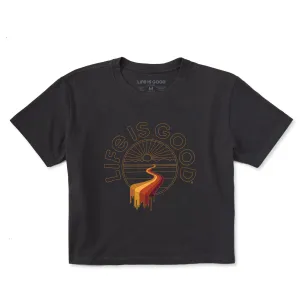 Women's Feel the Flow Short Sleeve Crusher Boxy Tee Life is Good