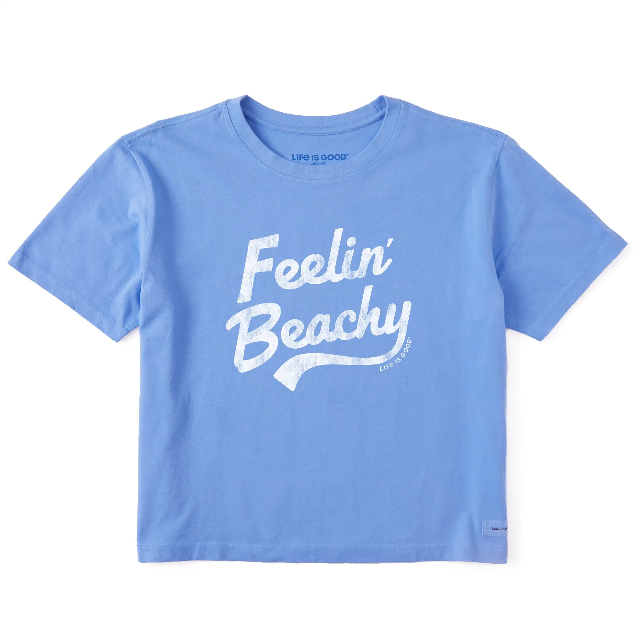Women's Feelin' Beachy Short Sleeve Crusher Boxy Tee Life is Good