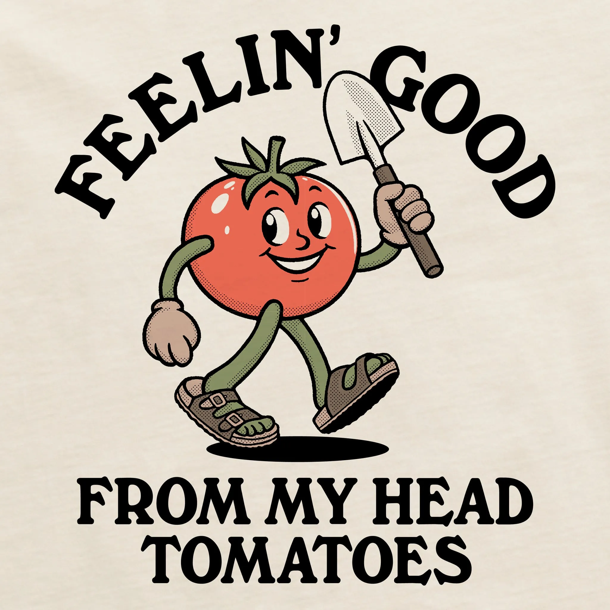 Women's Feelin' Good Tomatoes Short Sleeve Crusher Boxy Tee Life is Good