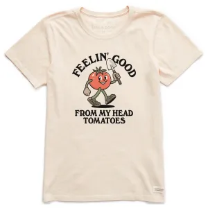 Women's Feelin' Good Tomatoes Short Sleeve Crusher Tee Life is Good