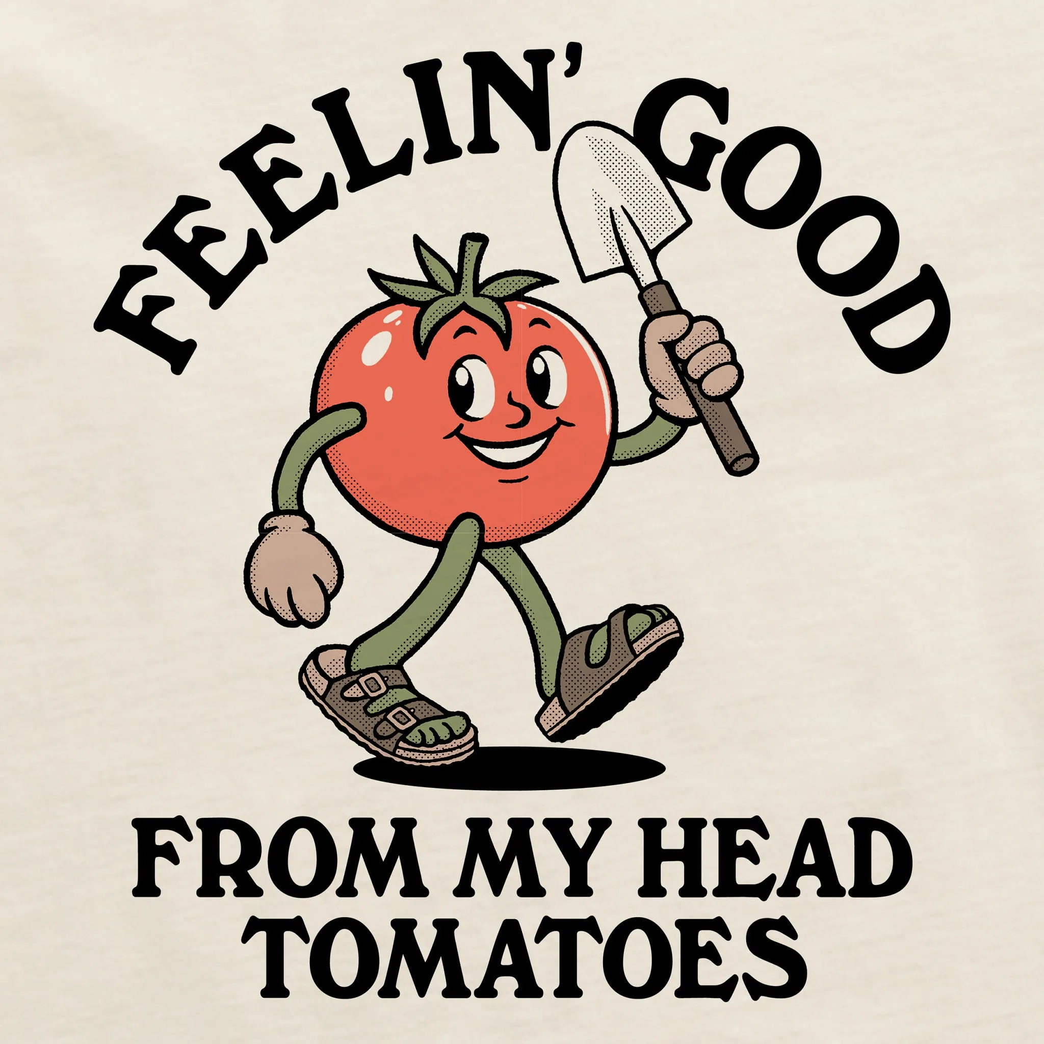 Women's Feelin' Good Tomatoes Short Sleeve Crusher Tee Life is Good