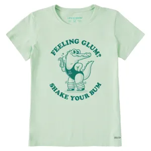 Women's Feeling Glum Crocodile Short Sleeve Crusher Tee Life is Good
