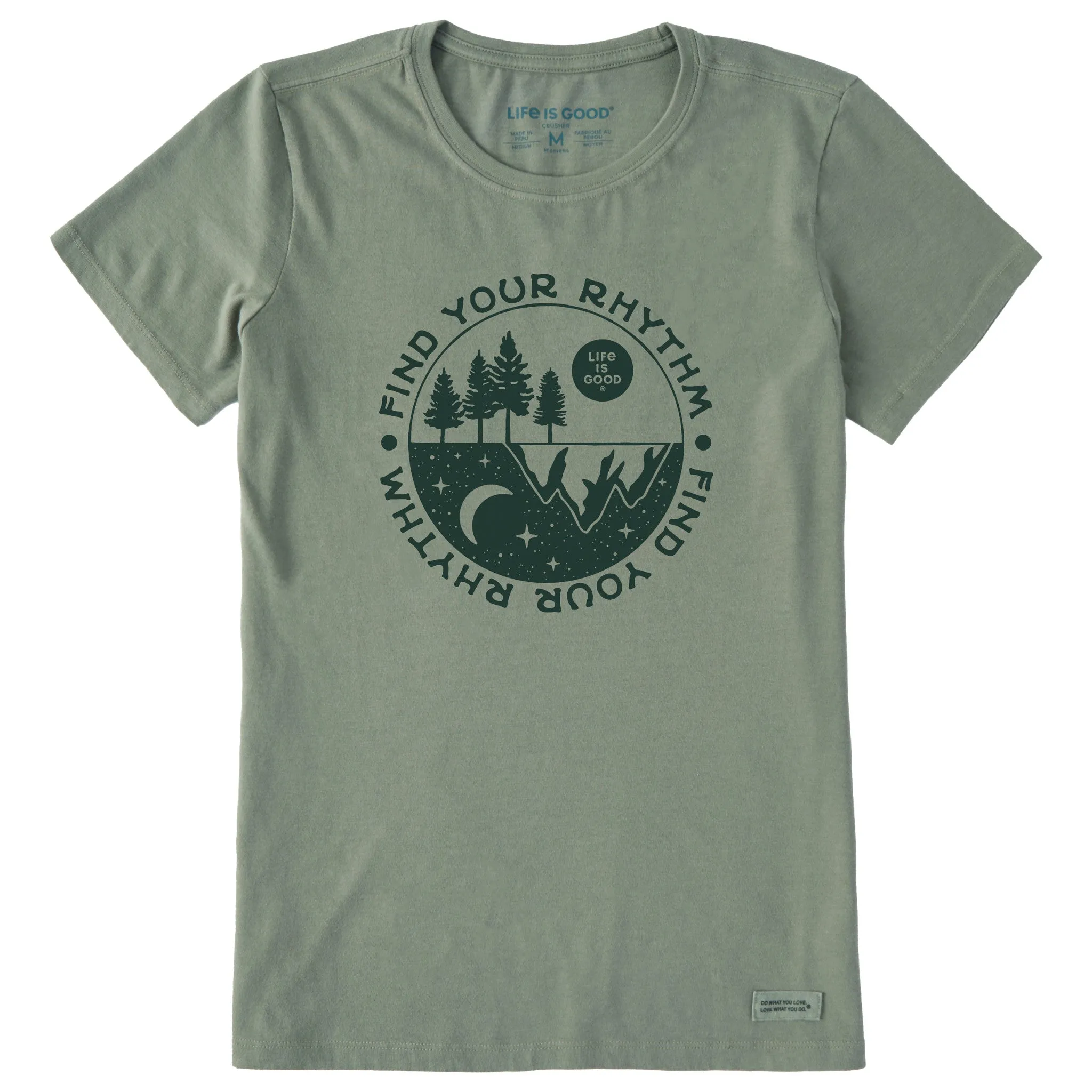 Women's Find Your Rhythm in Nature Short Sleeve Crusher Tee Life is Good