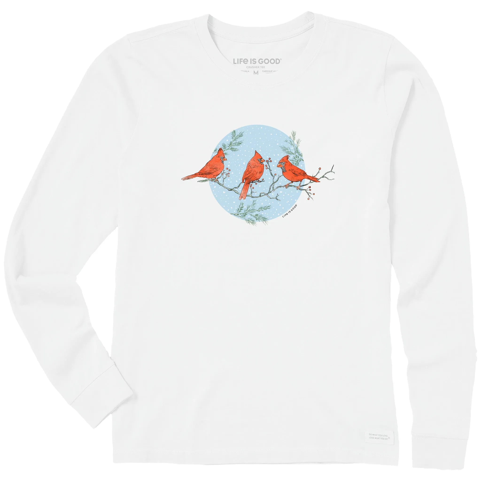 Women's Fineline 3 Cardinals Long Sleeve Crusher Tee Life is Good