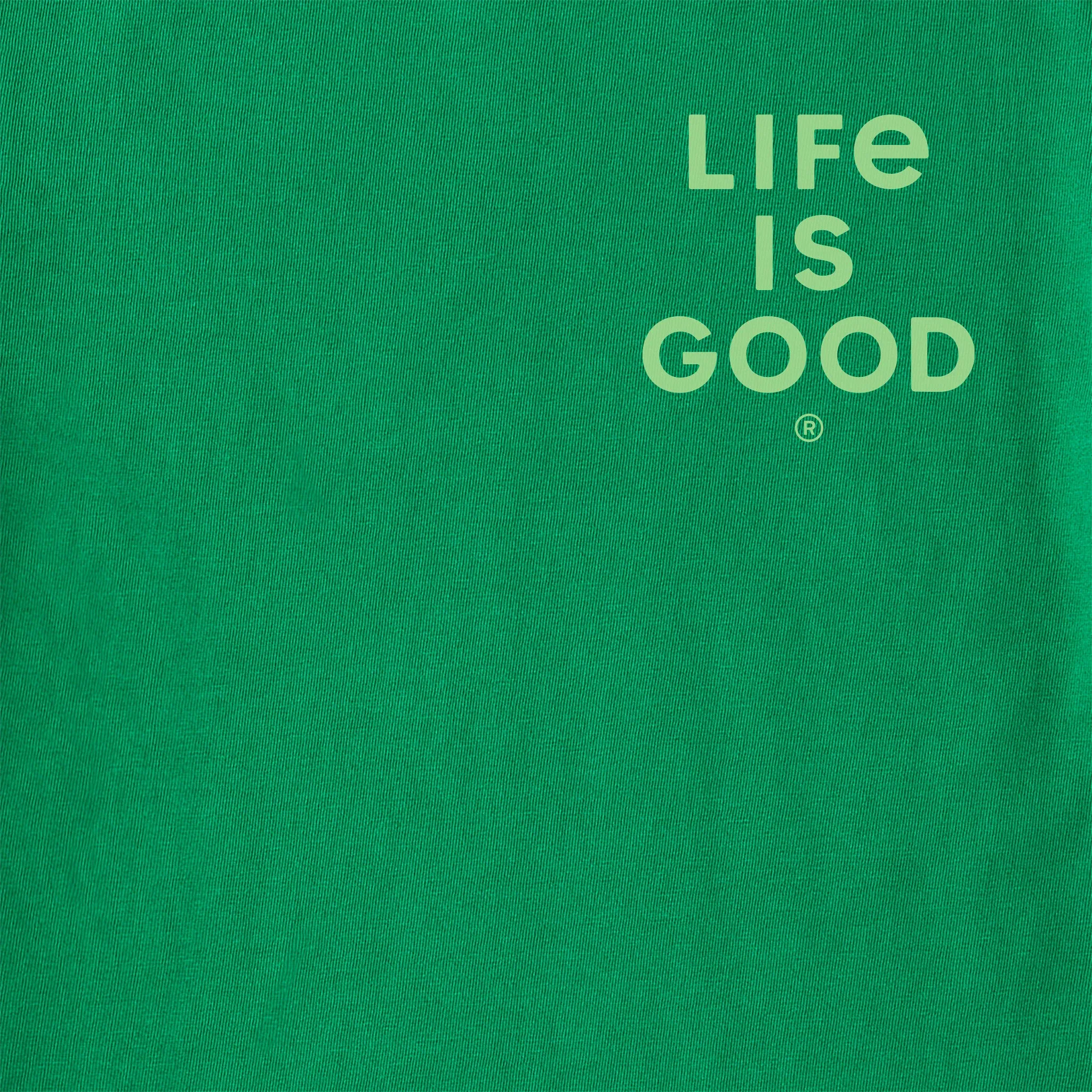Women's Fineline Celtic Clover Short Sleeve Crusher Tee Life is Good