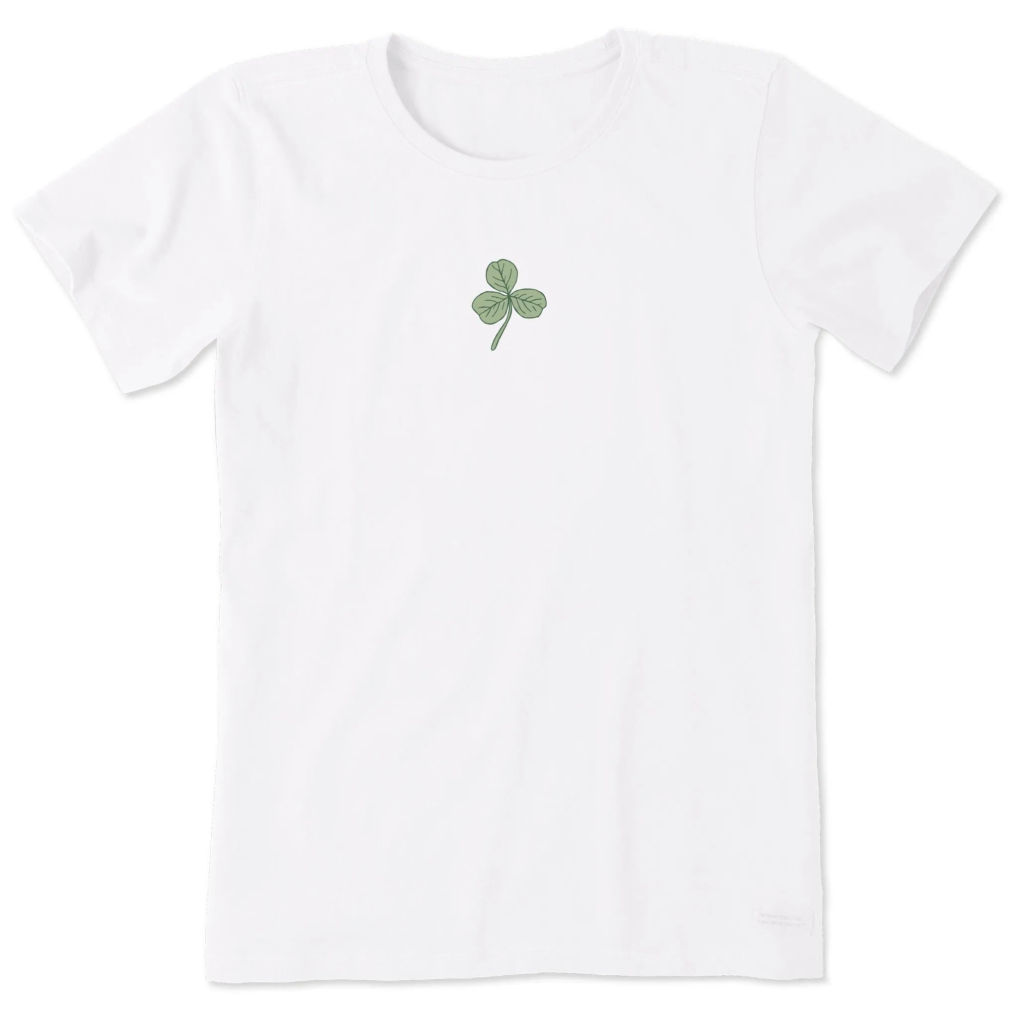 Women's Fineline Clover Short Sleeve Crusher Tee Life is Good