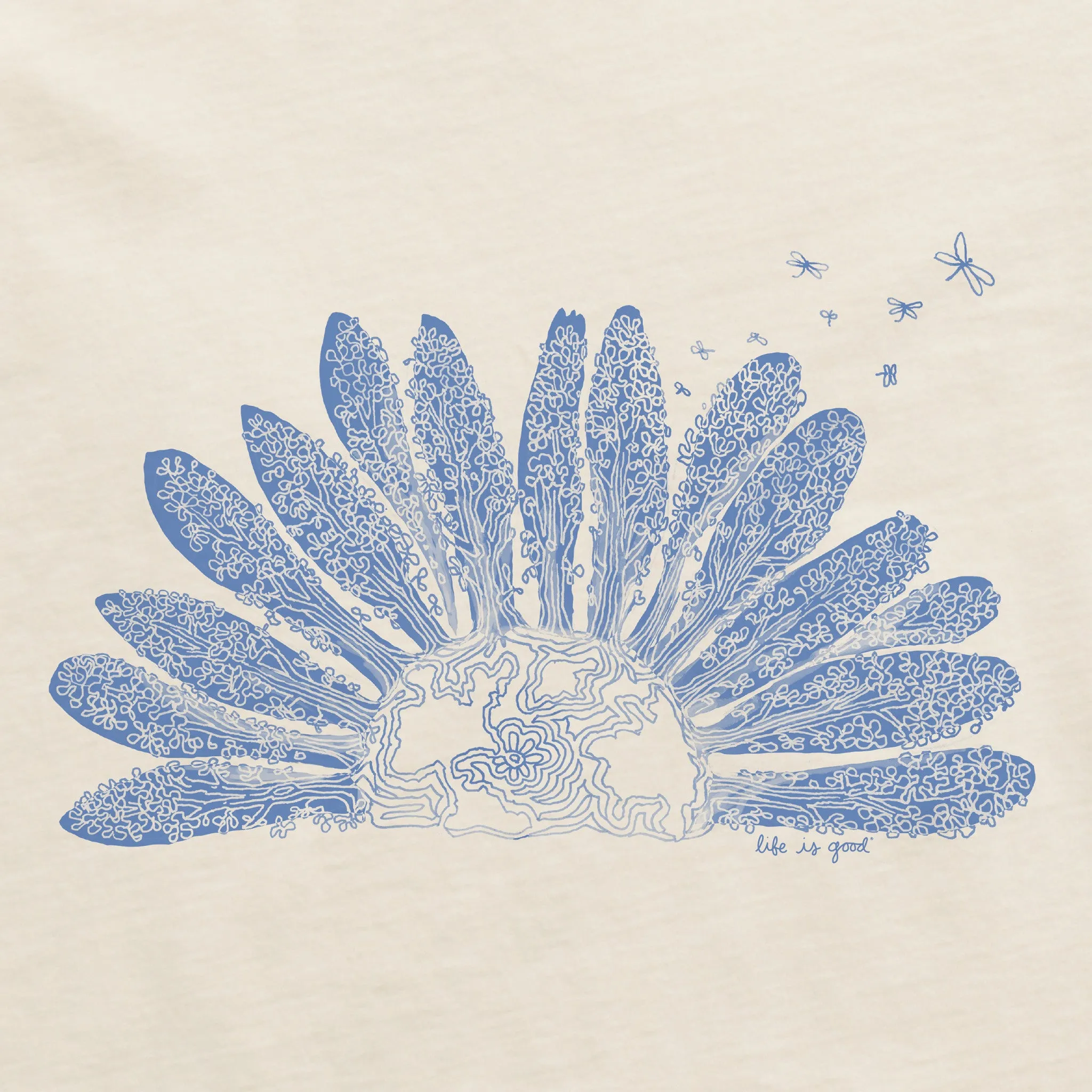 Women's Fineline Daisy Short Sleeve Crusher Tee Life is Good