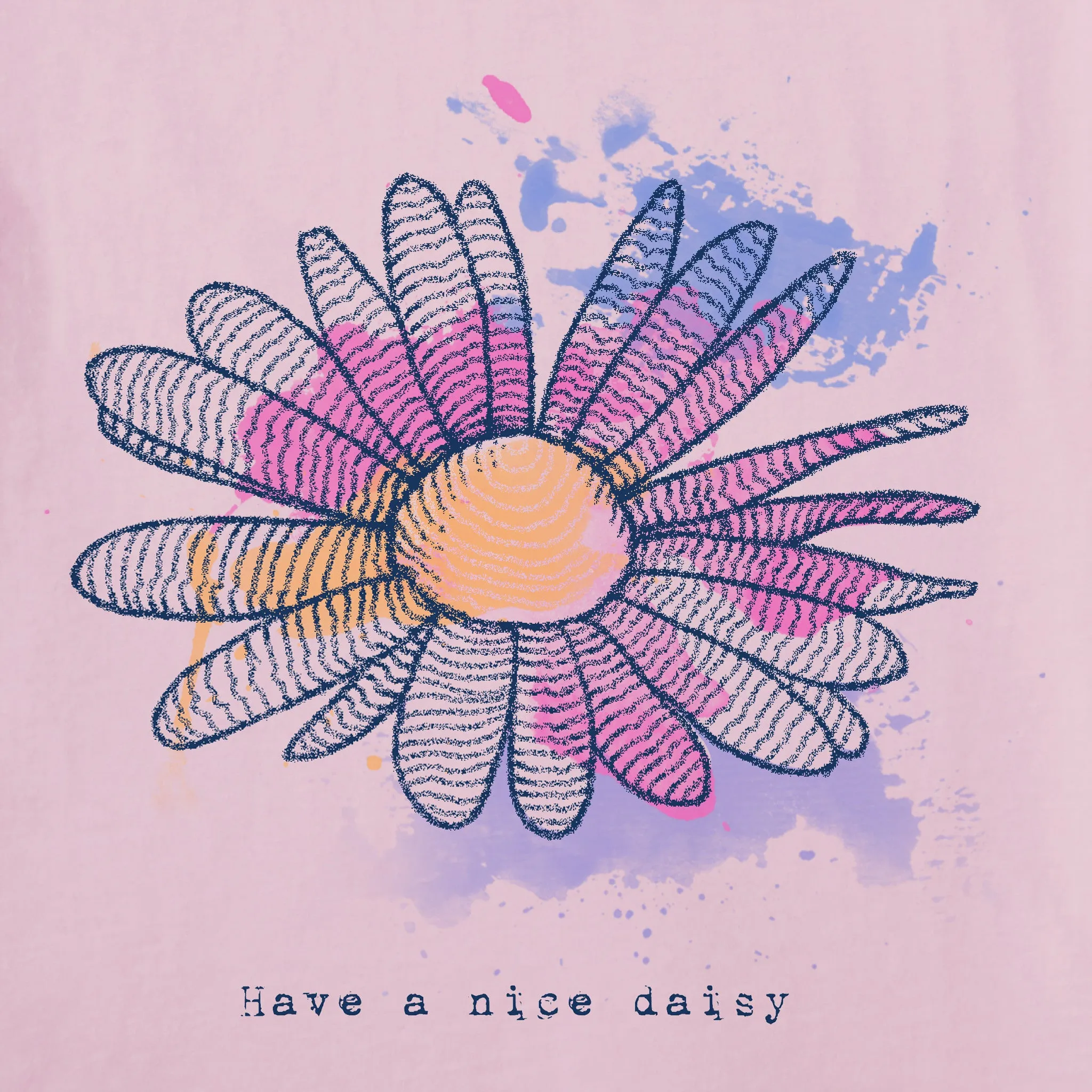 Women's Fineline Have a Nice Daisy Short Sleeve Crusher Tee Life is Good