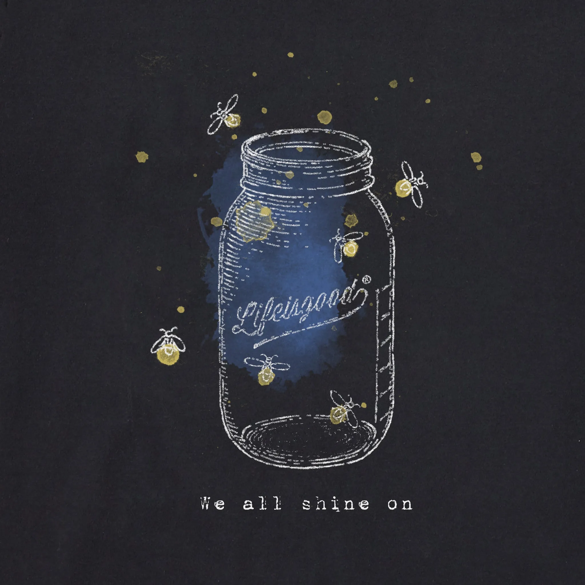 Women's Fireflies Shine On Snuggle Up Relaxed Sleep Vee Life is Good