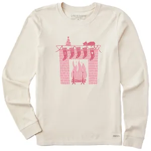Women's Fireside Stockings Long Sleeve Crusher Tee Life is Good