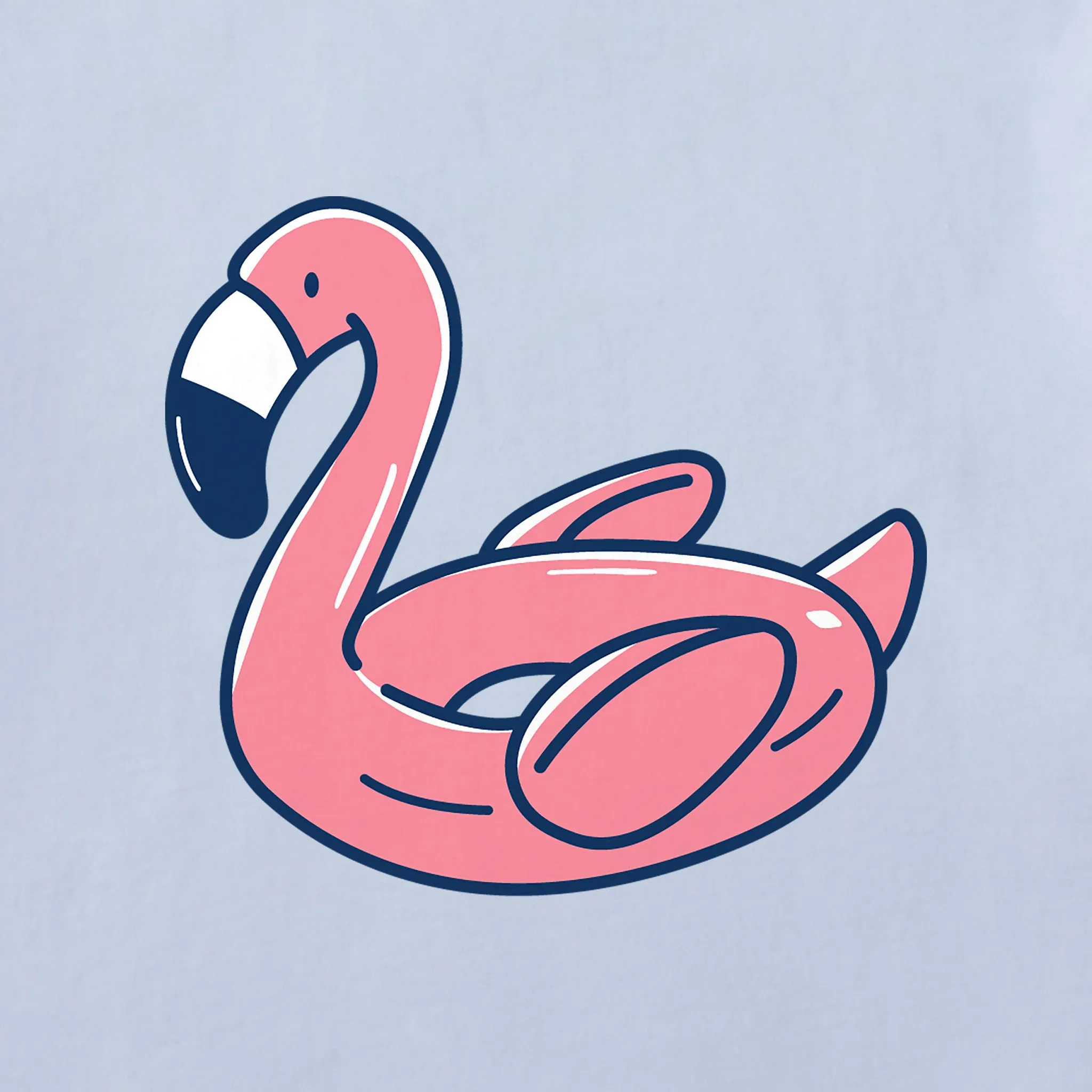 Women's Flamingo Floatie Short Sleeve Crusher Tee Life is Good
