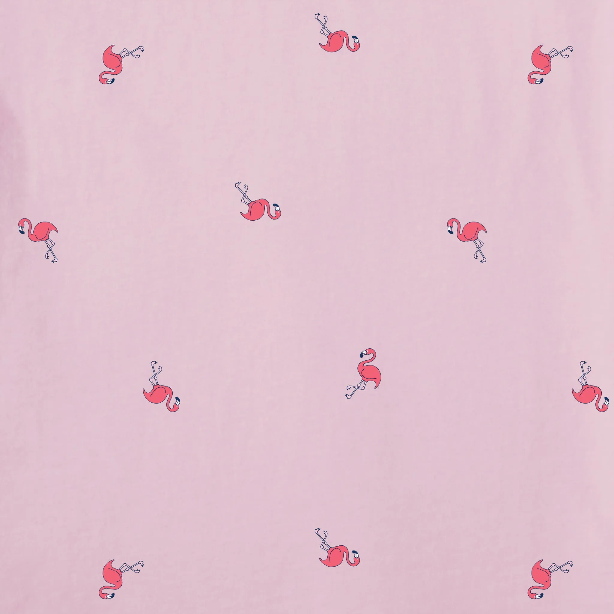 Women's Flamingo Pattern Crusher-LITE Easy Vee Life is Good