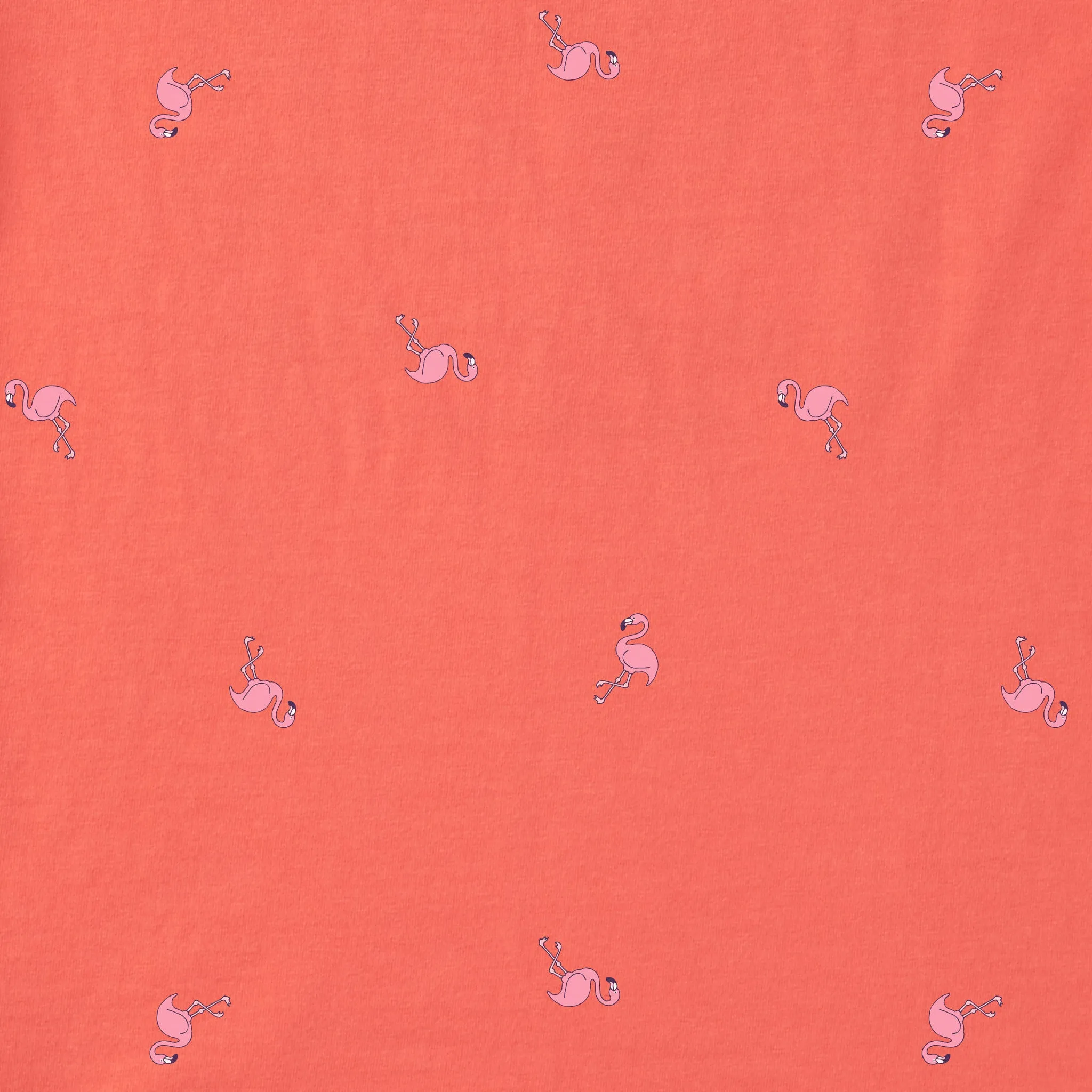 Women's Flamingo Pattern Crusher-LITE Easy Vee Life is Good