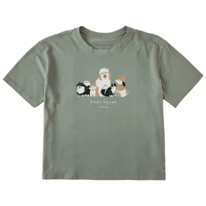 Women's Floof Squad Short Sleeve Crusher Boxy Tee Life is Good