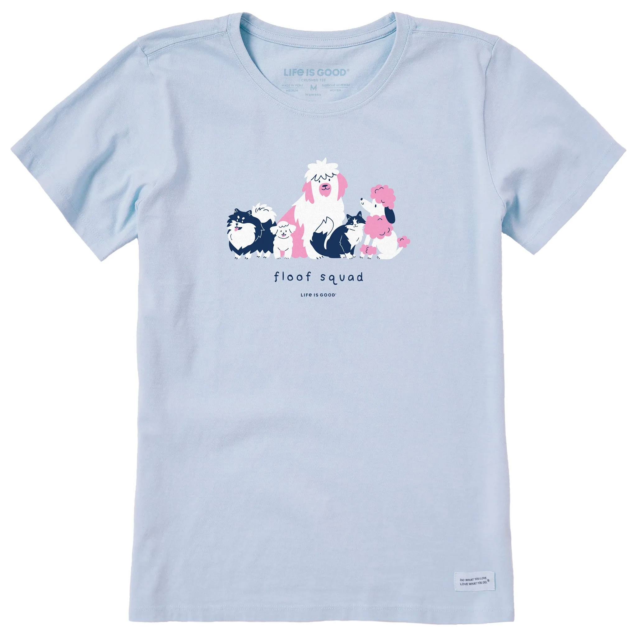 Women's Floof Squad Short Sleeve Crusher Tee Life is Good