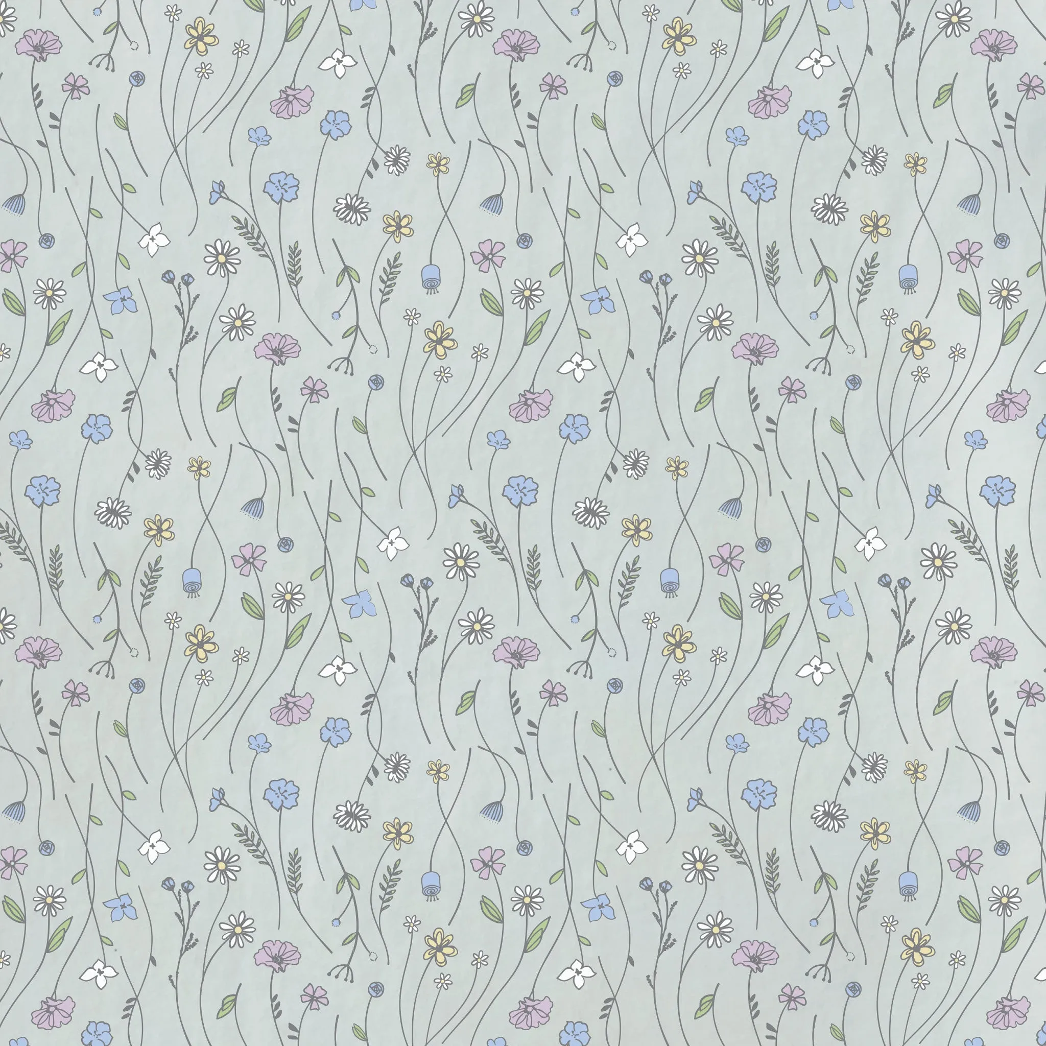 Women's Floral Sketch Pattern Crusher-LITE Easy Tee Life is Good