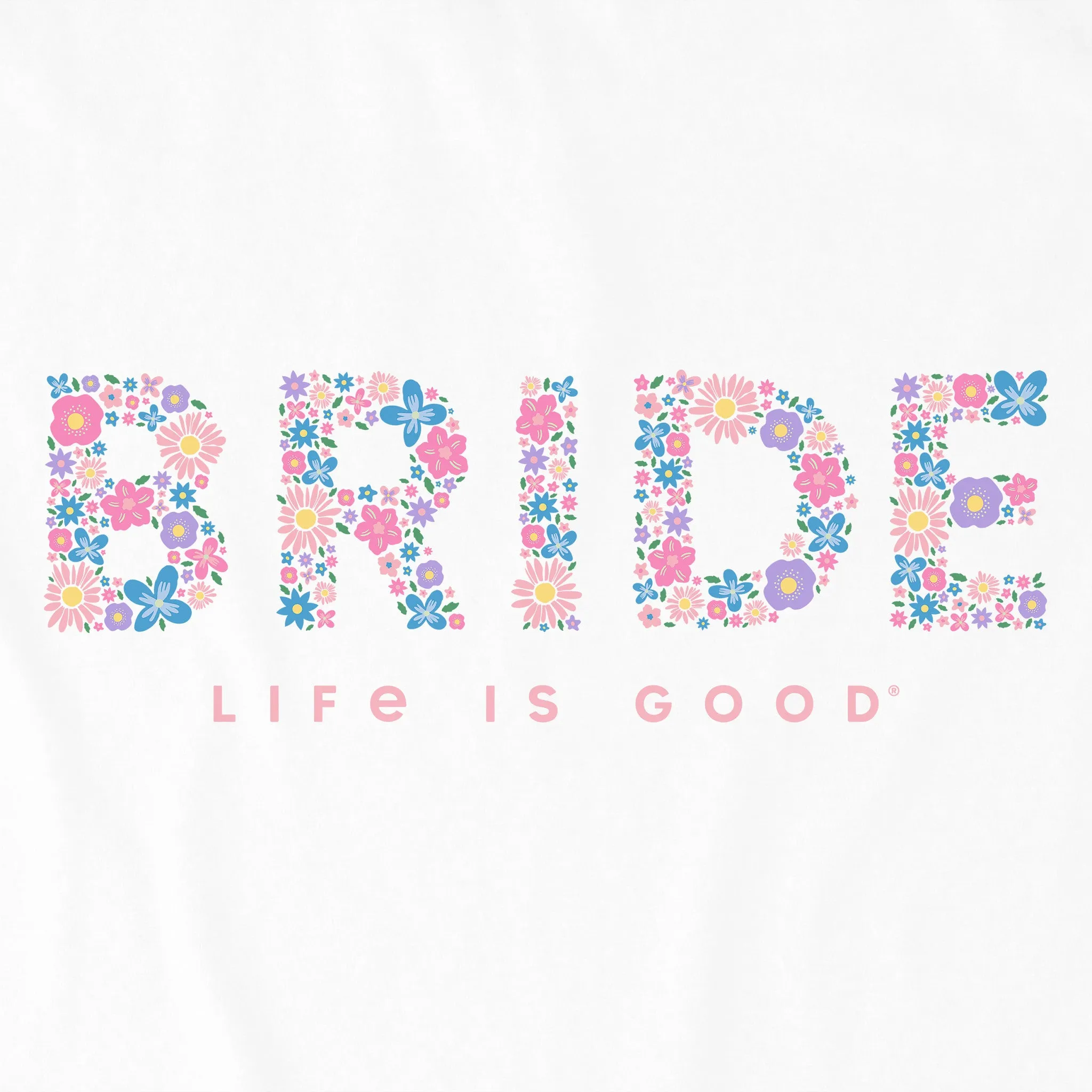 Women's Floral Tribe Short Sleeve Crusher Tee Life is Good