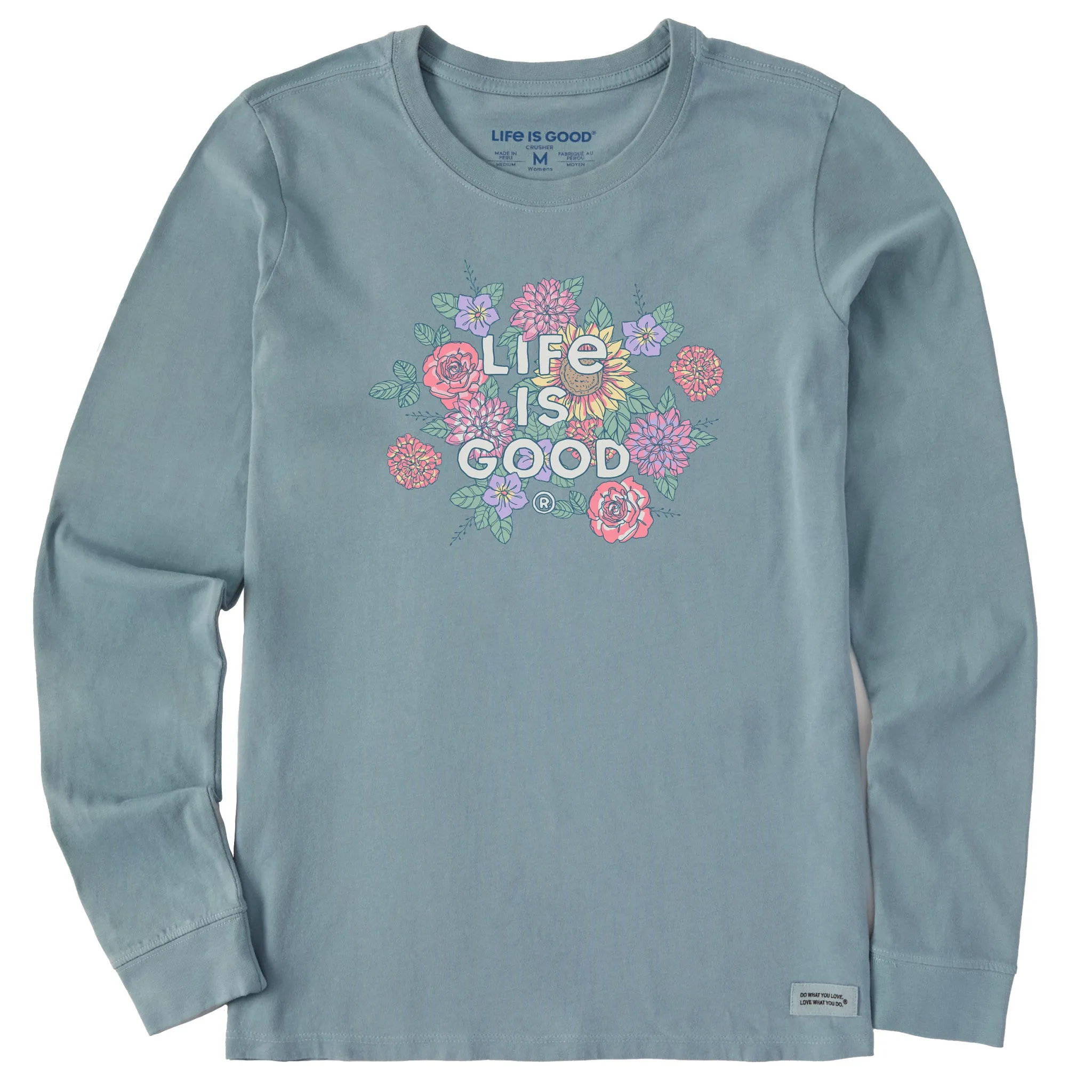 Women's Florals LIG Stacked Long Sleeve Crusher Tee Life is Good
