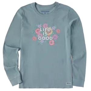 Women's Florals LIG Stacked Long Sleeve Crusher Tee Life is Good