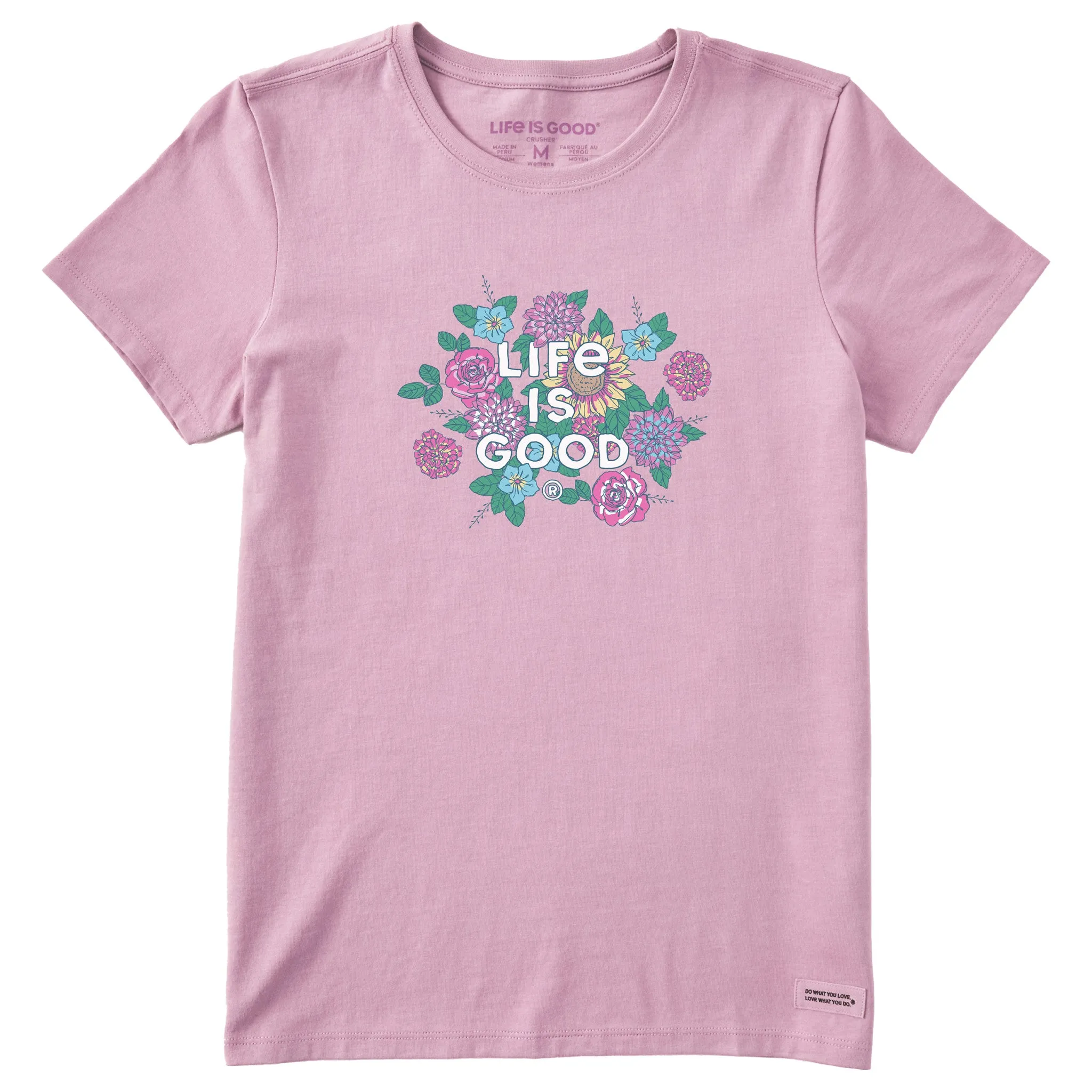 Women's Florals LIG Stacked Short Sleeve Crusher Tee Life is Good
