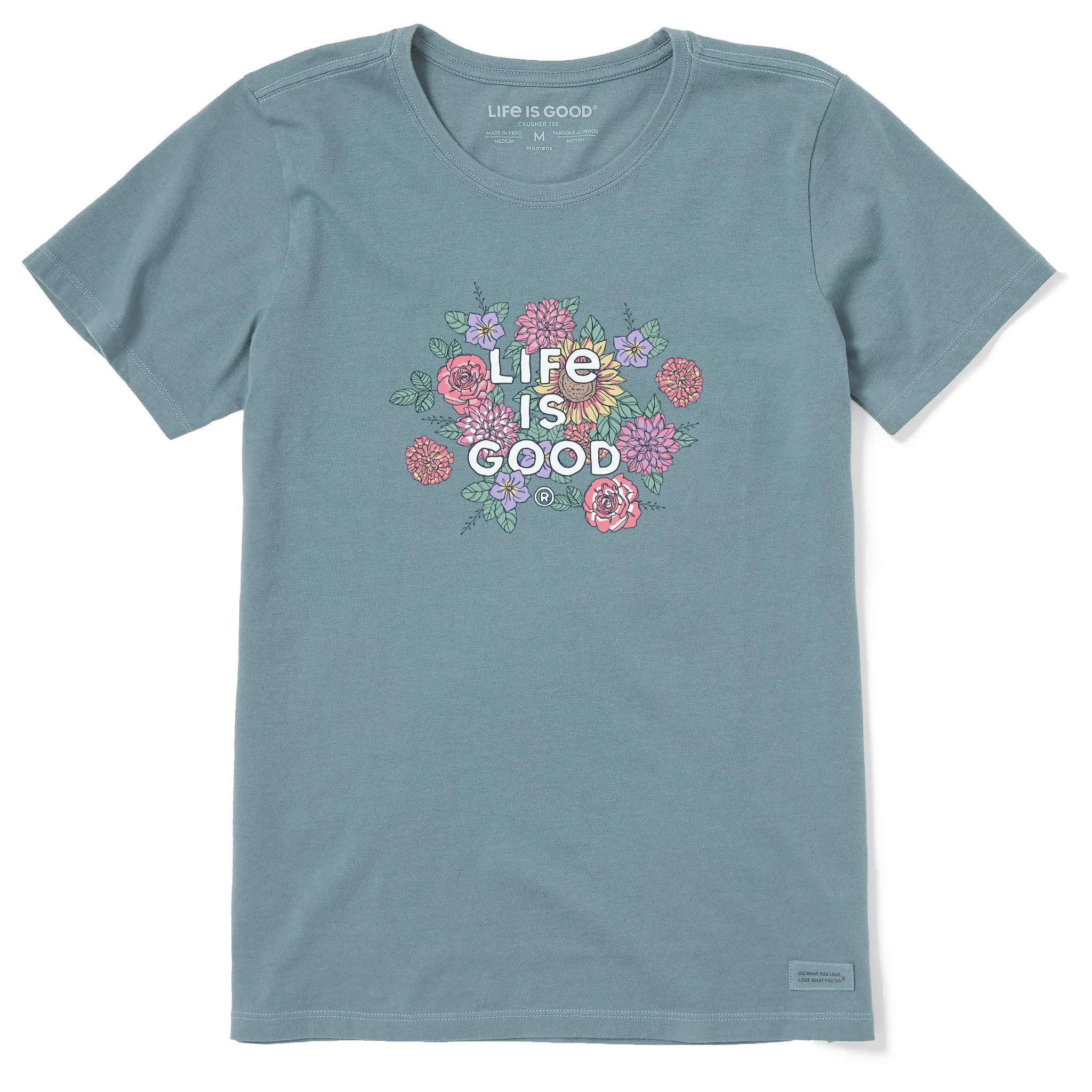 Women's Florals LIG Stacked Short Sleeve Crusher Tee Life is Good