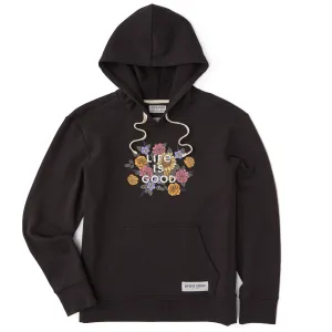 Women's Florals LIG Stacked Simply True Fleece Hoodie Life is Good