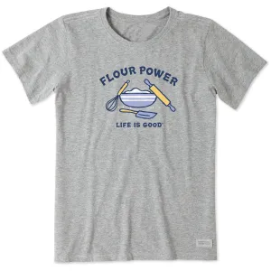 Women's Flour Power Short Sleeve Crusher Tee Life is Good