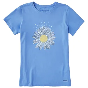 Women's Flower of Hearts Short Sleeve Tee Life is Good