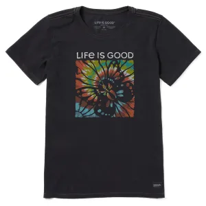 Women's Flutterby Box Tie Dye Short Sleeve Tee Life is Good