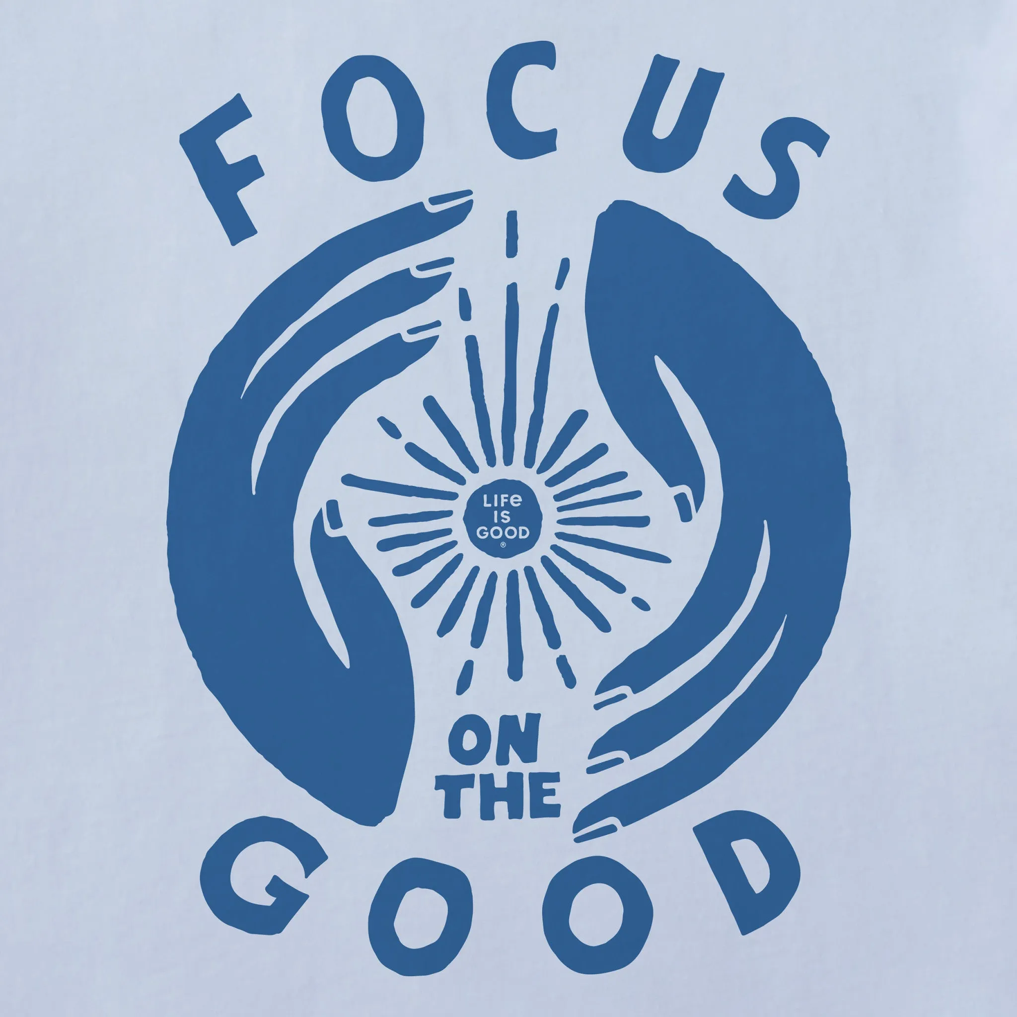 Women's Focus on the Good Hands Crusher-LITE Shrunken Tee Life is Good