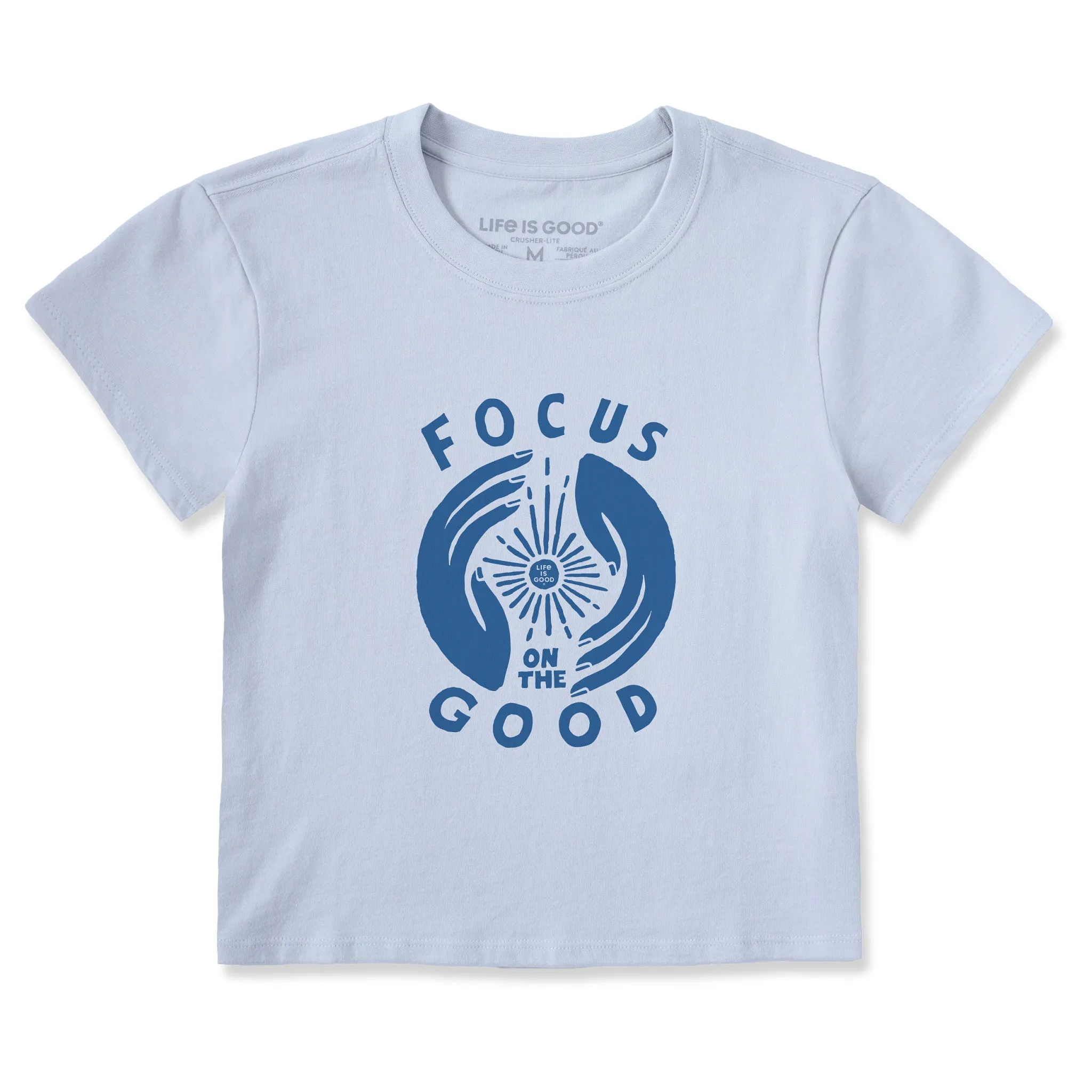 Women's Focus on the Good Hands Crusher-LITE Shrunken Tee Life is Good