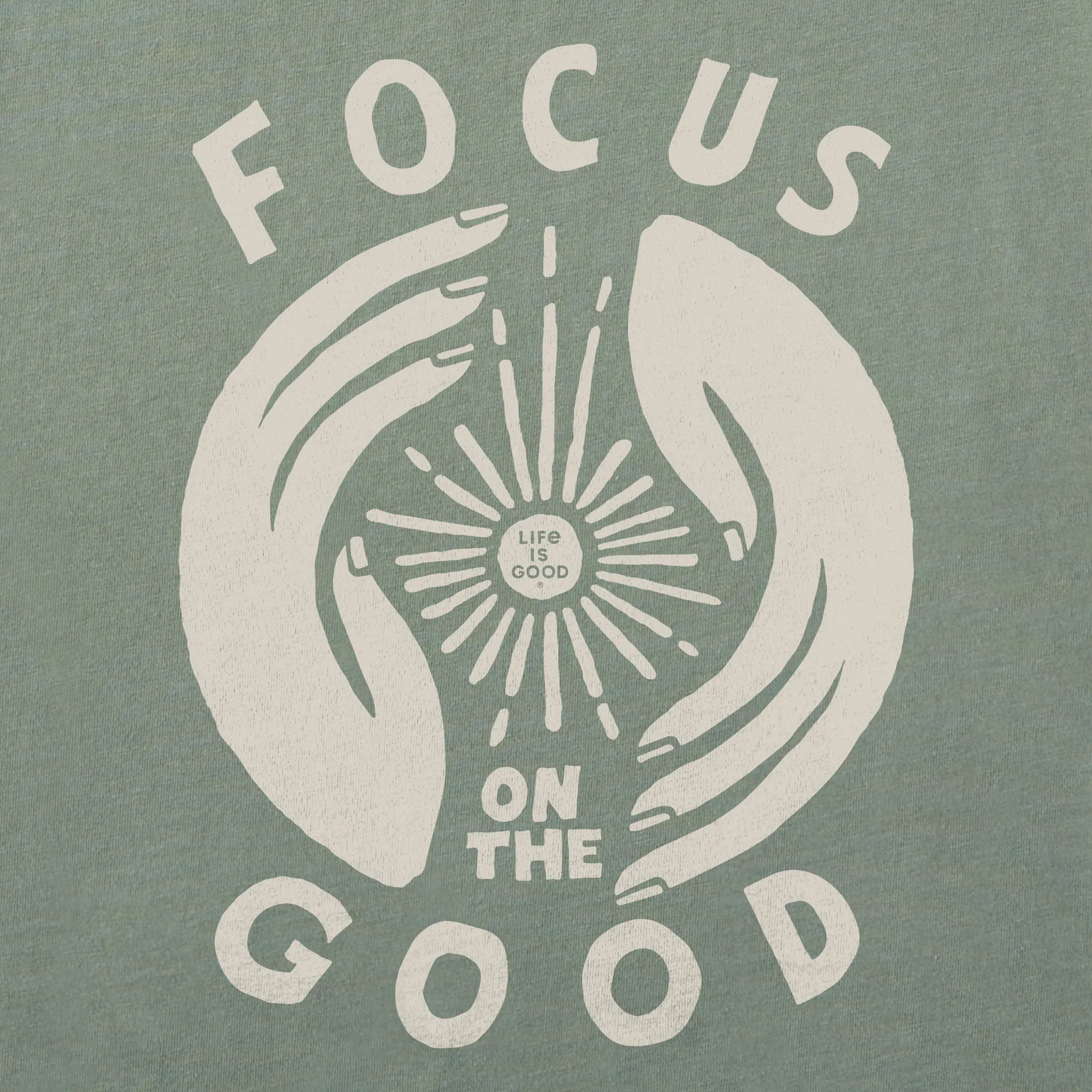 Women's Focus on the Good Hands Short Sleeve Crusher Tee Life is Good